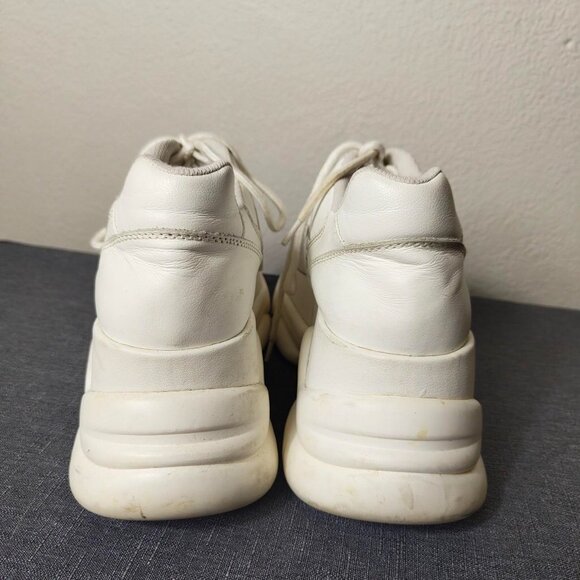 Jeffrey Campbell Most Def 2 White Chunky Platform Sneakers Size 8.5 - Picture 6 of 6